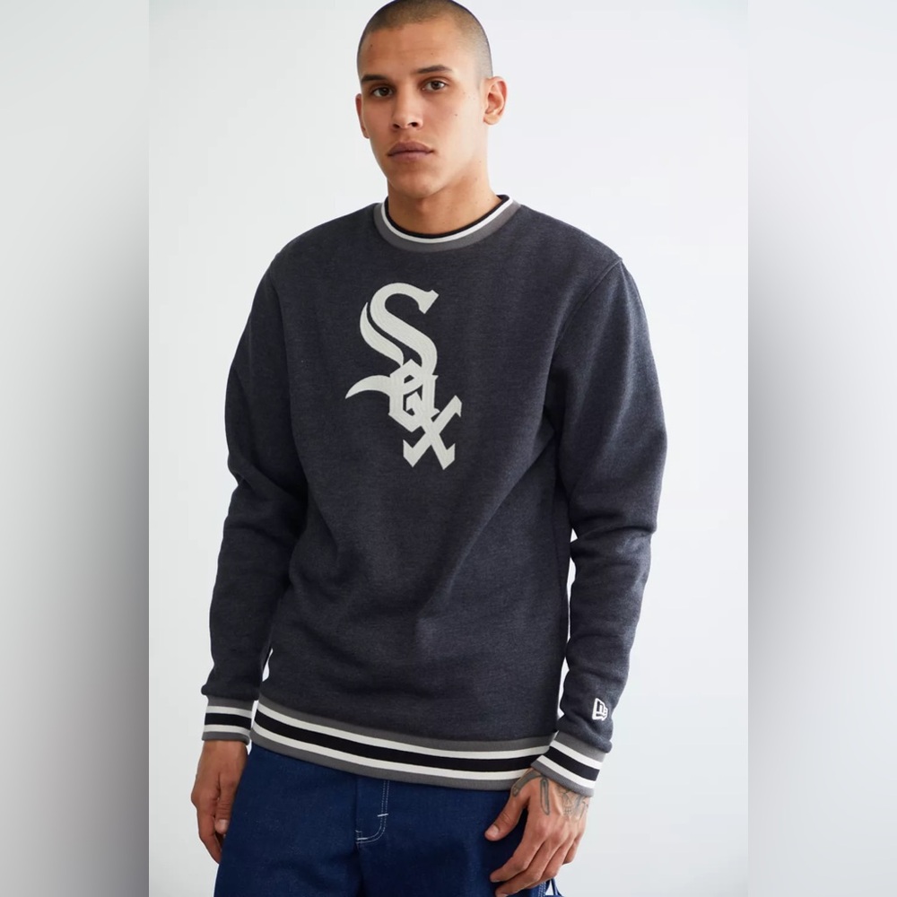 New🌟UO-New Era Chicago White Sox Retro Crew Neck Sweatshirt